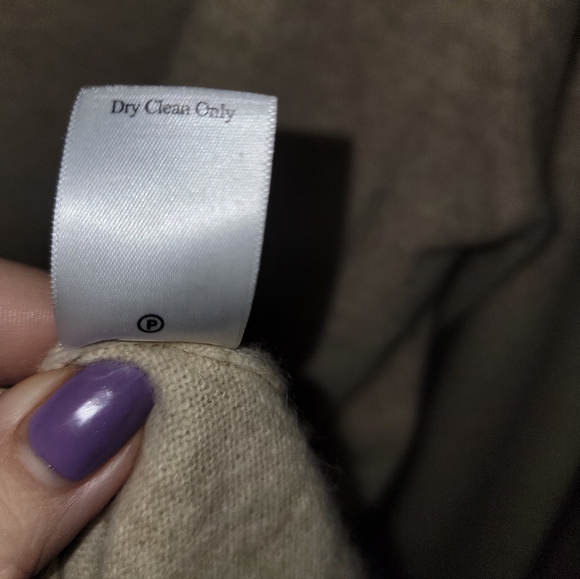 Misses Sz L Coldwater Creek Labswool And Lace Cream Sweater Soft And Feminine - Picture 4 of 4